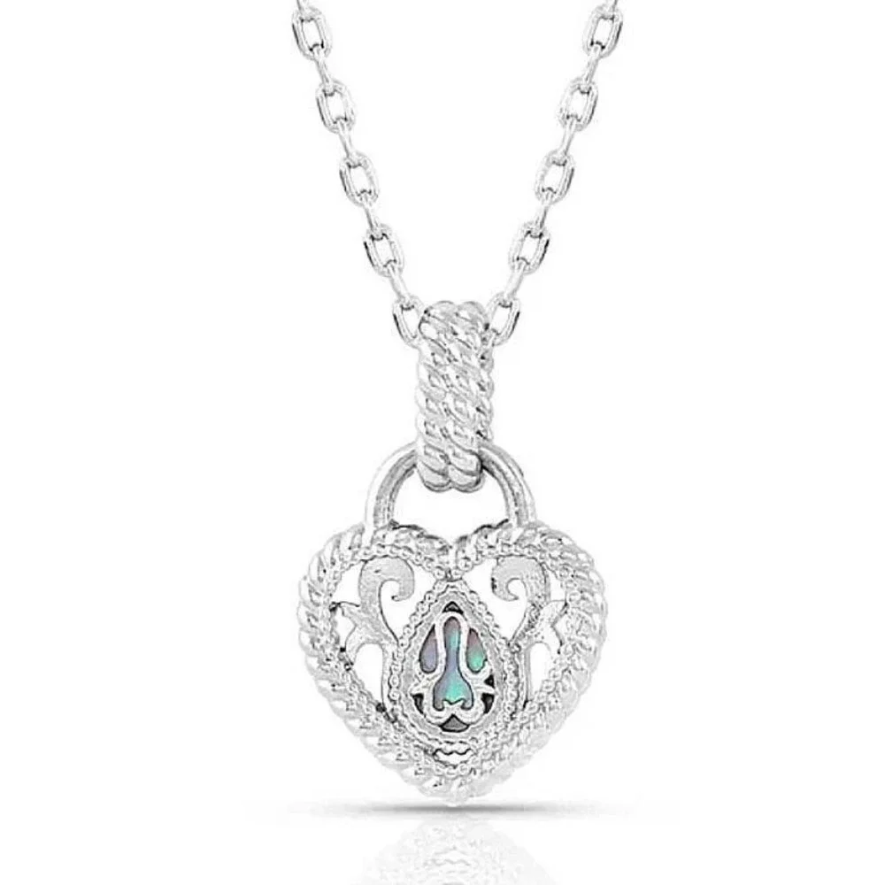 Montana Silversmiths Gleeful Heart Filigree Necklace Retail‎ $55 New